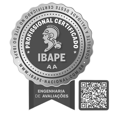 Selo oficial IBAPE — Profissional Certificado nível AA, Engenharia de Avaliações